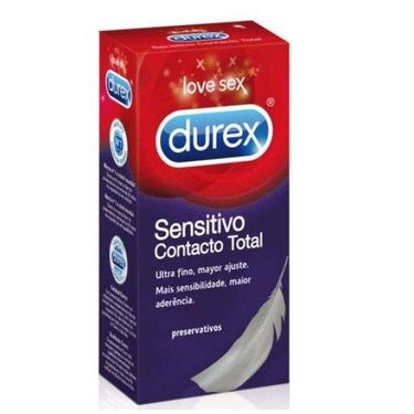 Preservativi Ultra Sottile Durex Sensitive Total Contact 6 pezzi